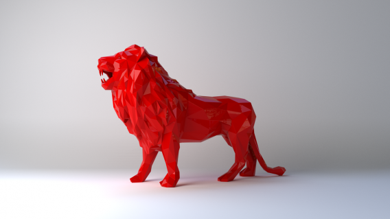 Wild Lion-Résine- 80/150/320 cm